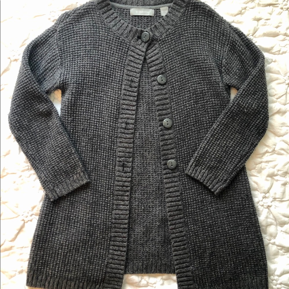Cable Knit Grey Cardigan